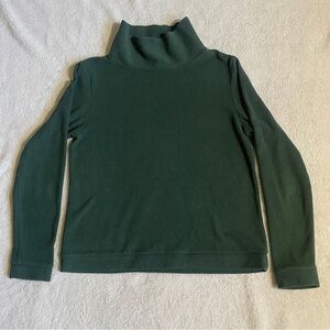 Dudley Stephens Green Turtleneck Sweatshirt